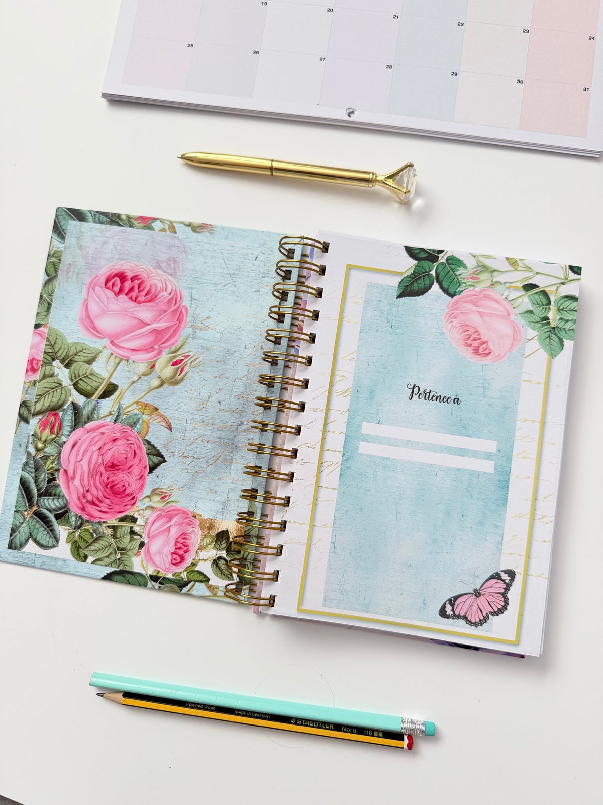 agendas cadernos e planners personalizados 2026 pinkkyfy diário semanal bullet jounal