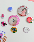 Pin Crachá Redondo Personalizado