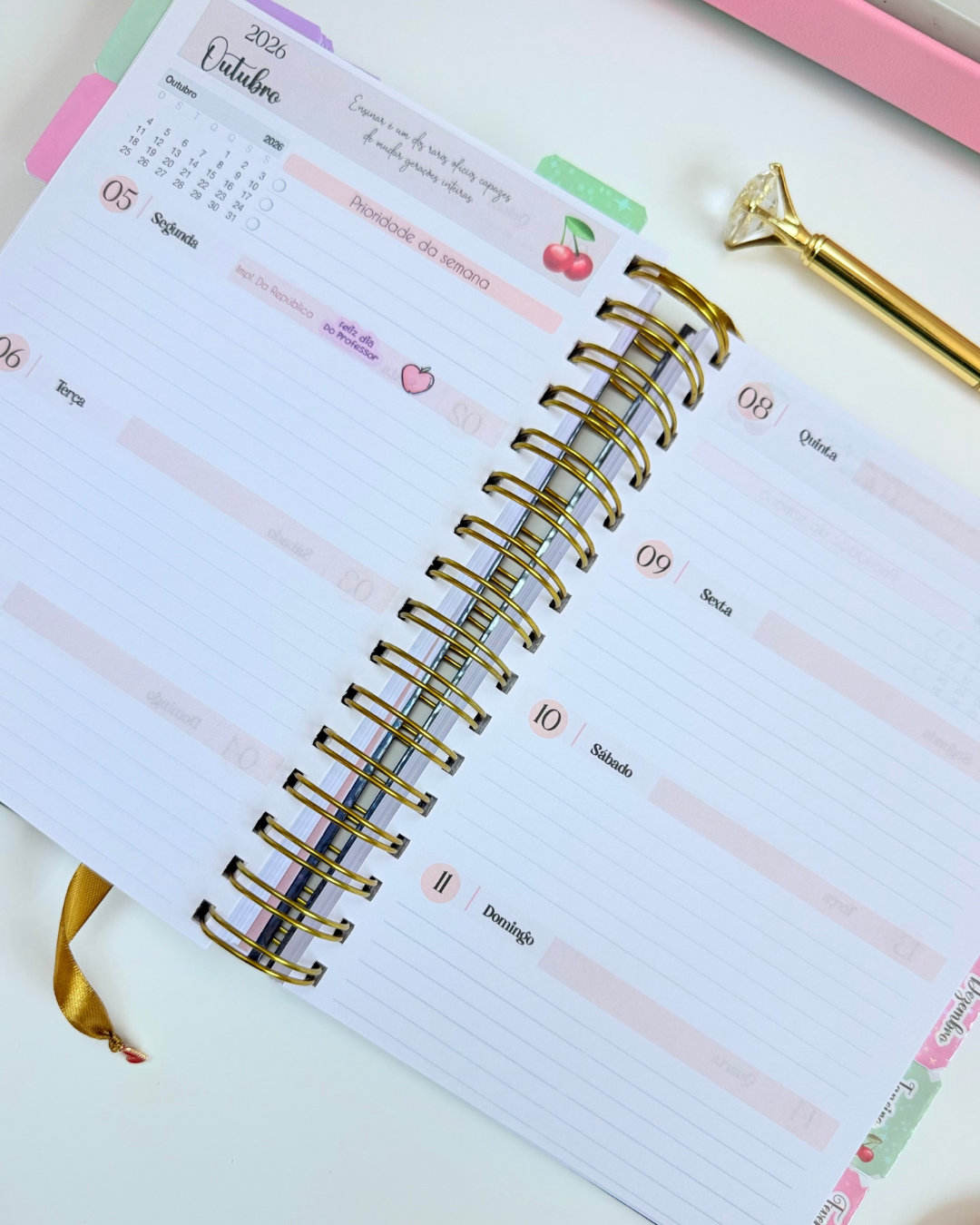 Agenda da Professora 2026-2027