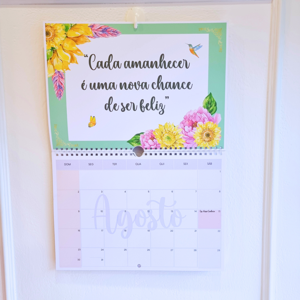 Calendário 2026 Jardim Encantado