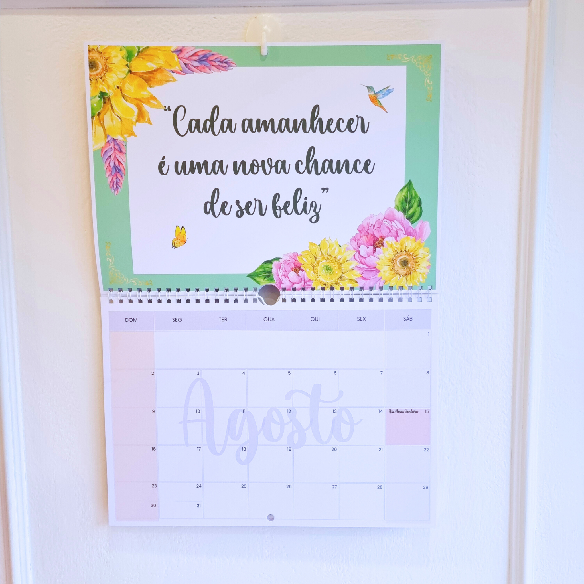 Calendário 2026 Jardim Encantado