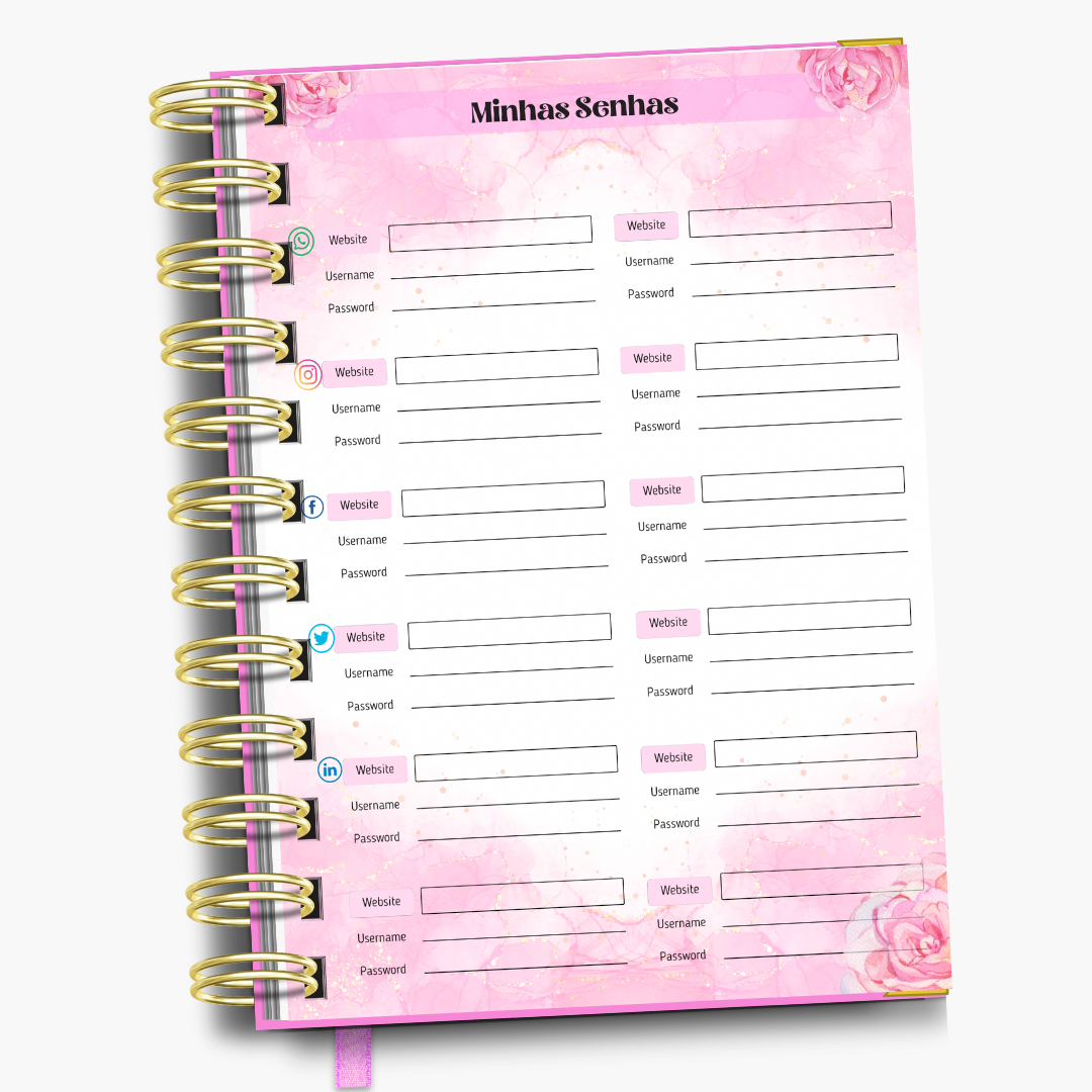Agenda Sonho Cor de Rosa