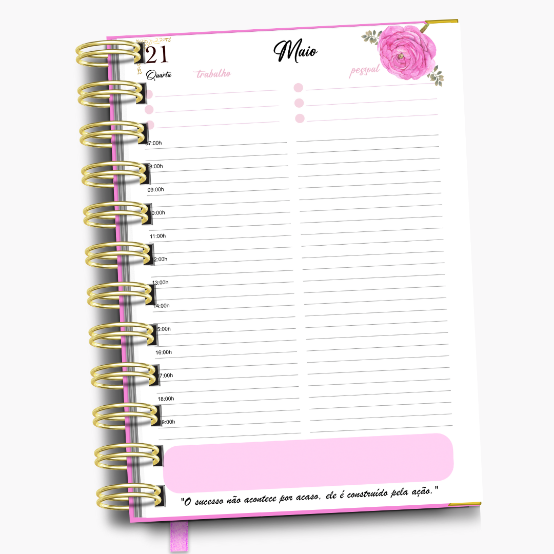 Agenda Sonho Cor de Rosa