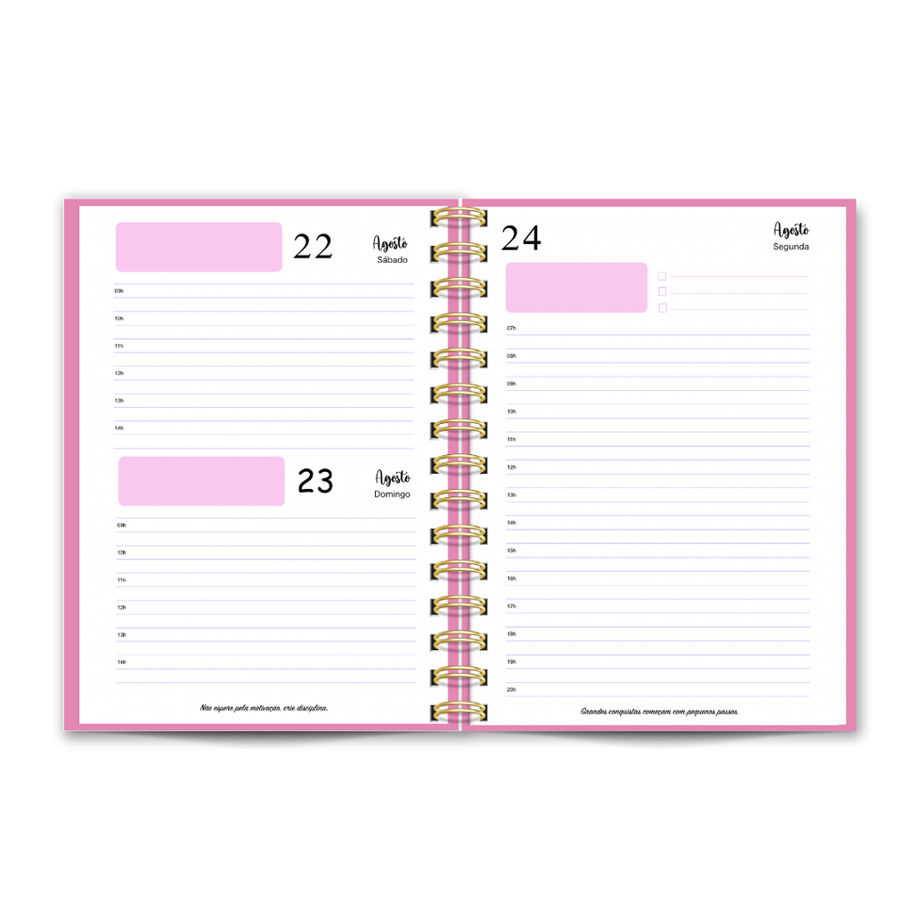 Agenda Personalizada Diária A5