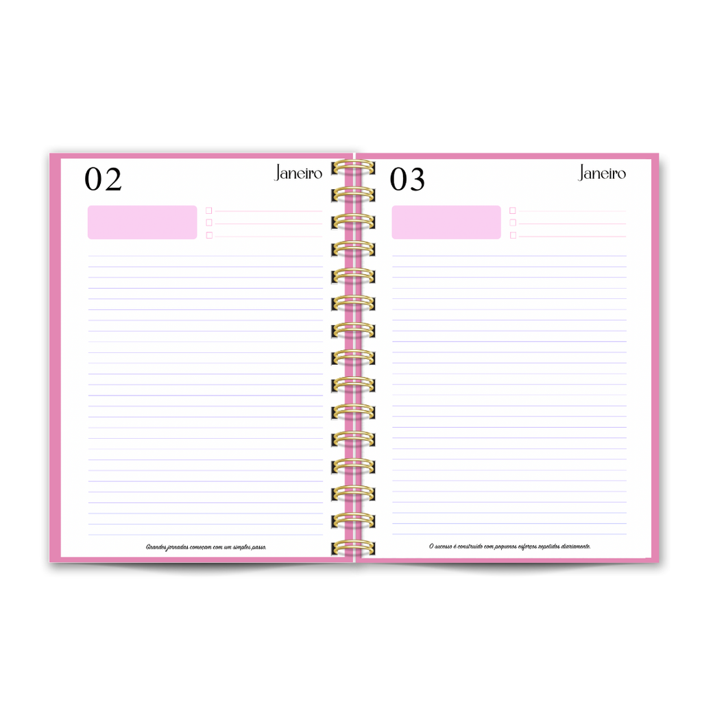 Agenda Personalizada Diária A5