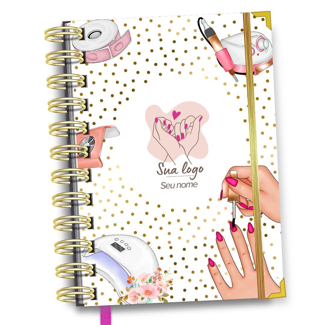 Agenda tema Nail Design Vista Semanal