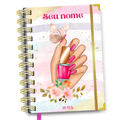 Agenda tema Nail Design Vista Semanal