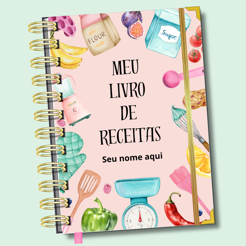 Caderno de Receitas A Alegria de Cozinhar
