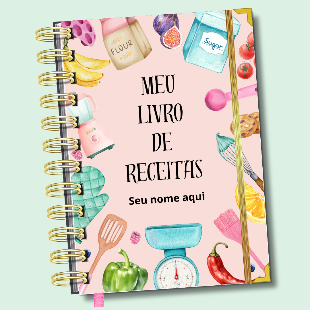 Caderno de Receitas A Alegria de Cozinhar