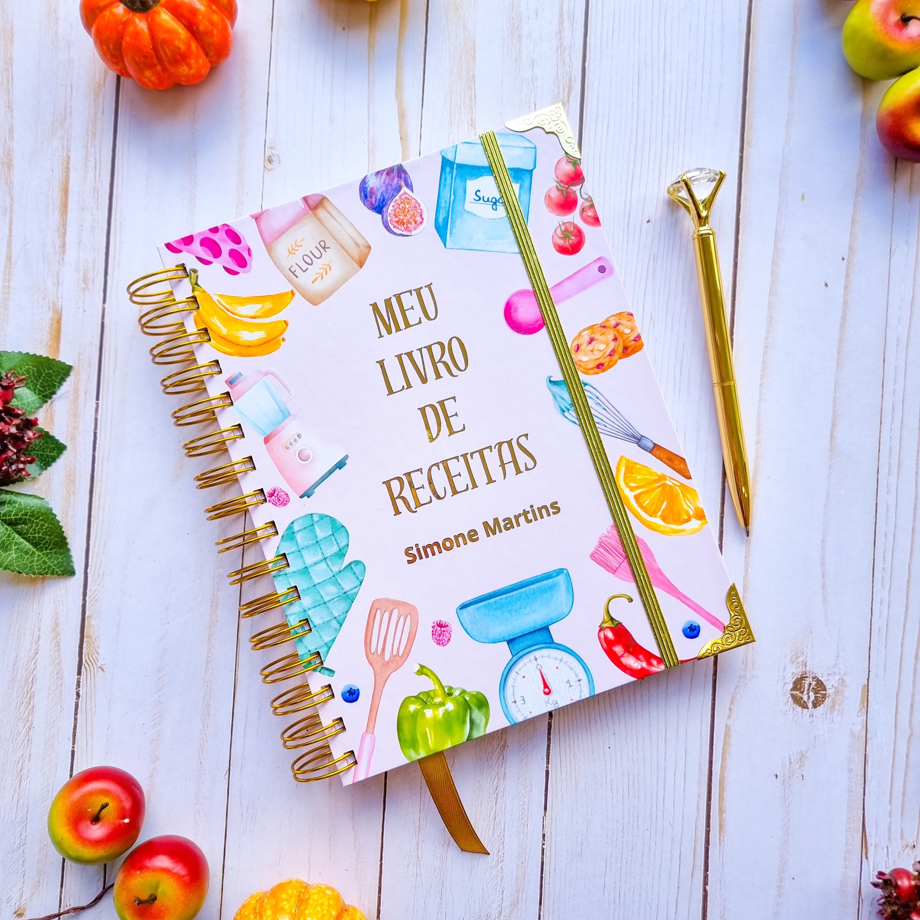 Caderno de Receitas A Alegria de Cozinhar