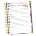 Caderno de Receitas A Alegria de Cozinhar
