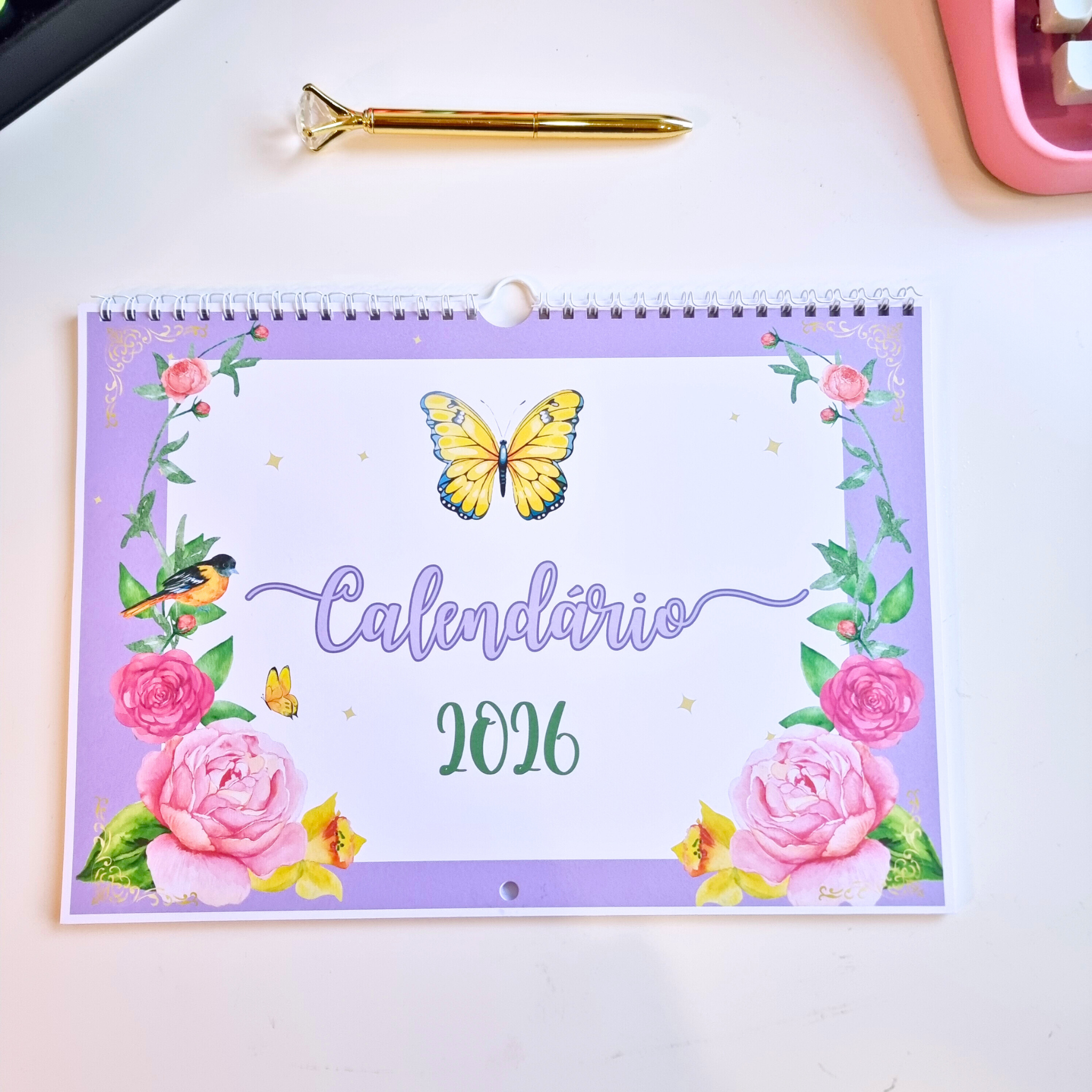 Calendário 2026 Jardim Encantado