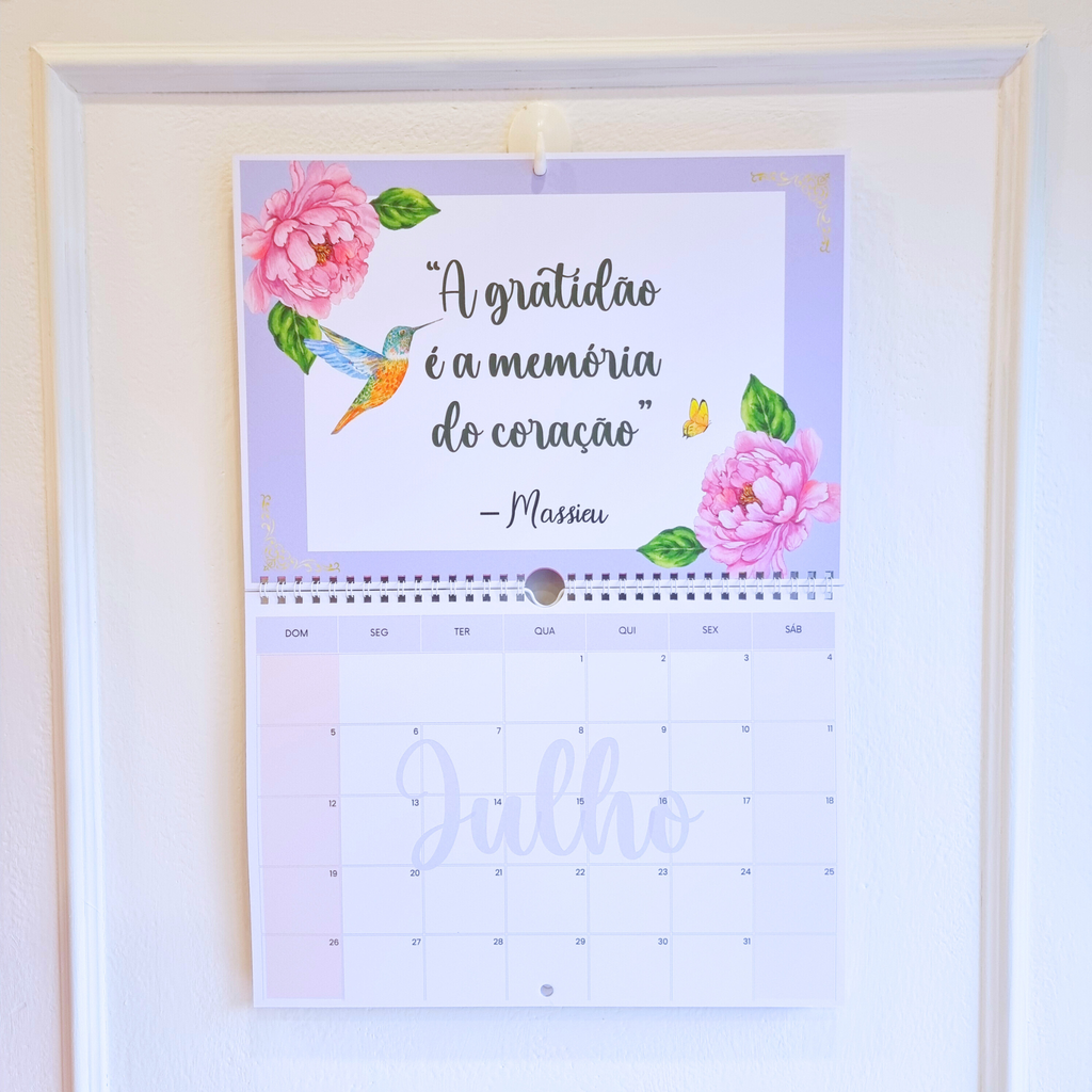 Calendário 2026 Jardim Encantado