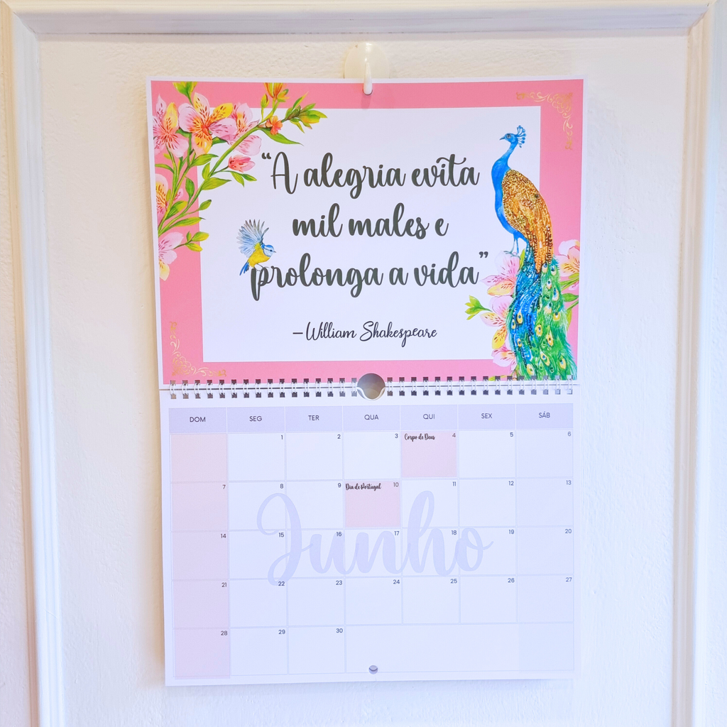 Calendário 2026 Jardim Encantado