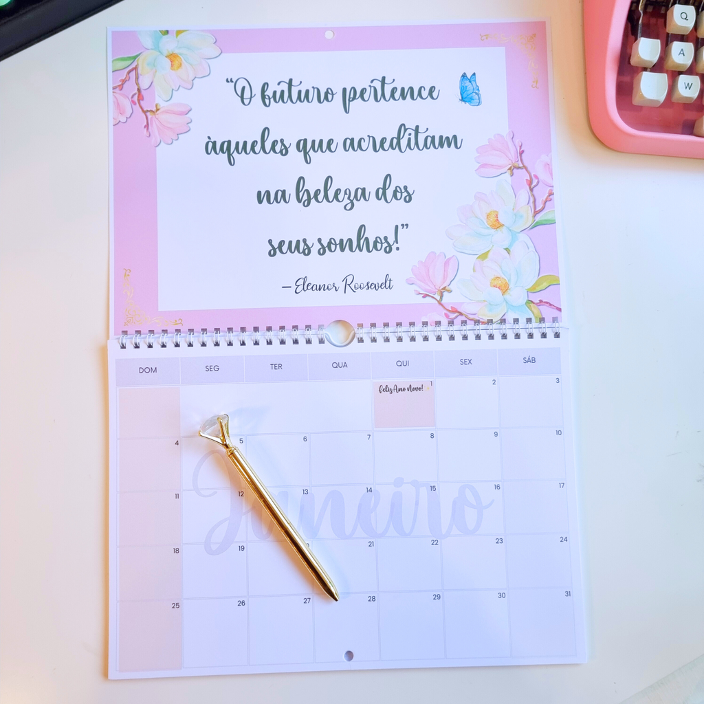 Calendário 2026 Jardim Encantado