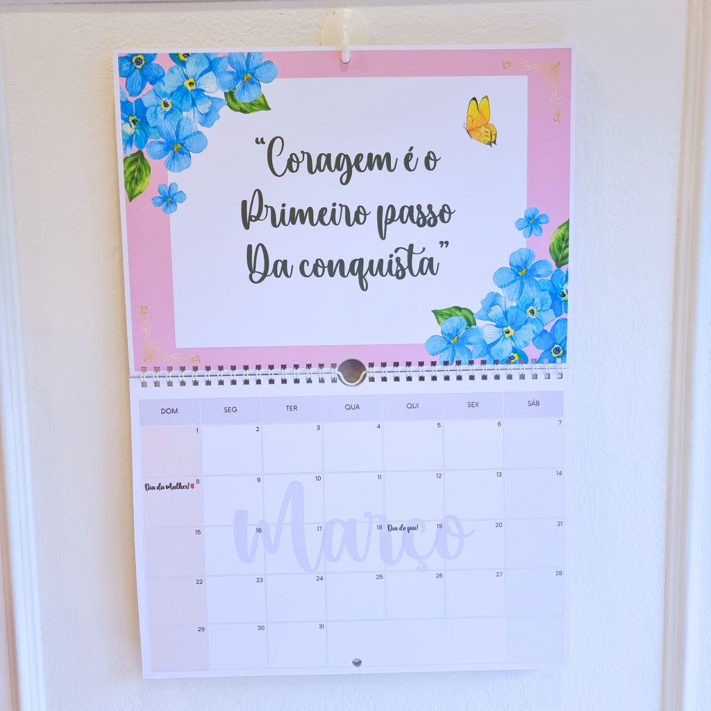 Calendário 2026 Jardim Encantado