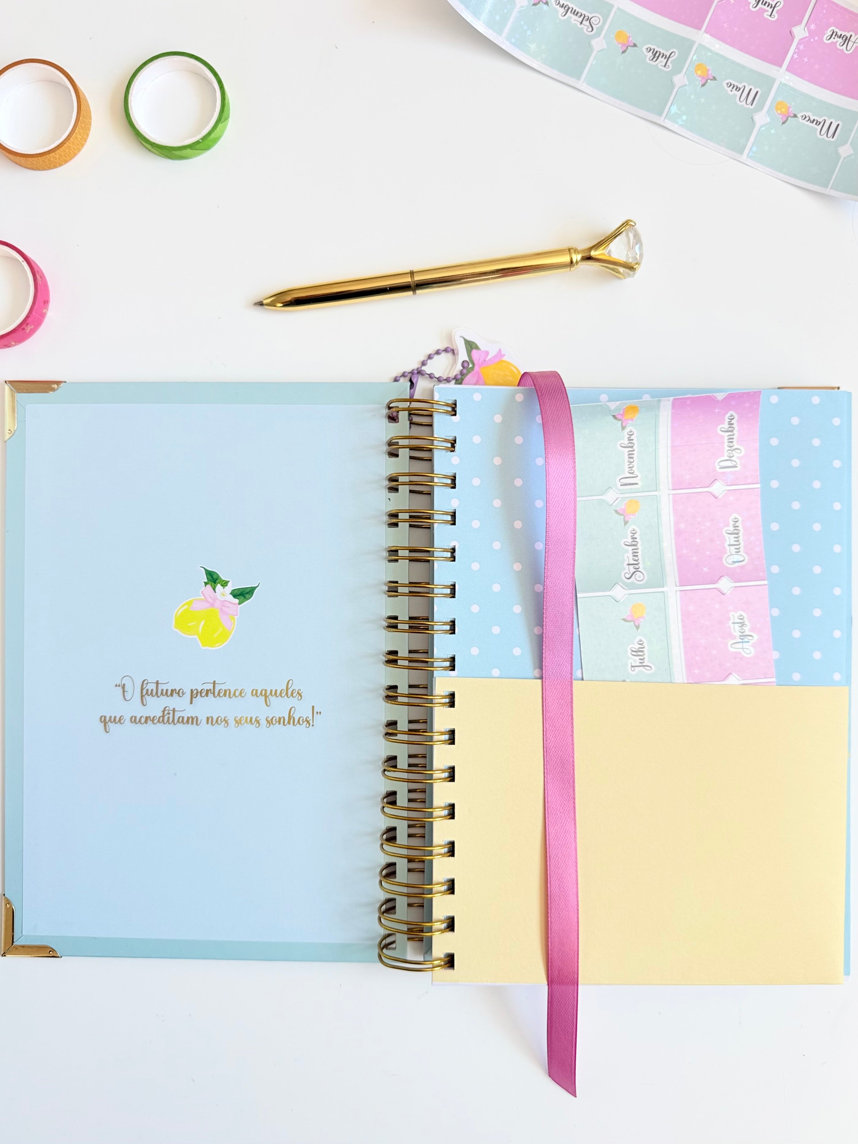 Agenda Planner Semanal Doce Limão 🍋