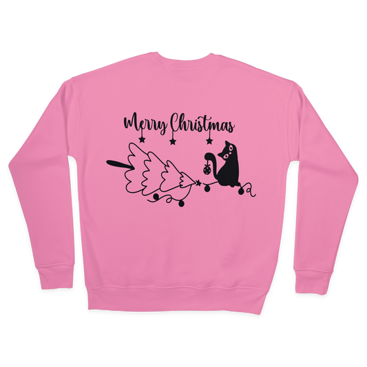 Sweatshirt de Natal Cat