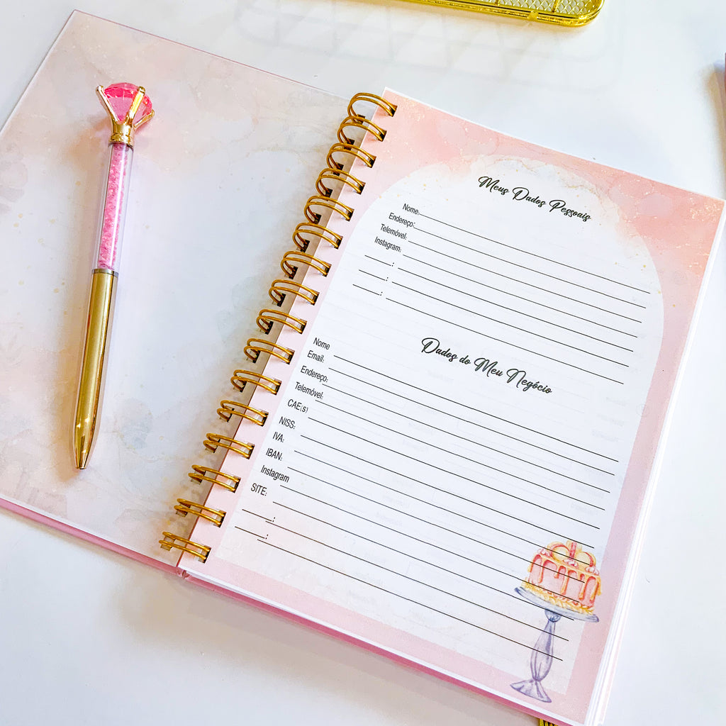 Agenda Tema Bolos Cake  2025 Semanal