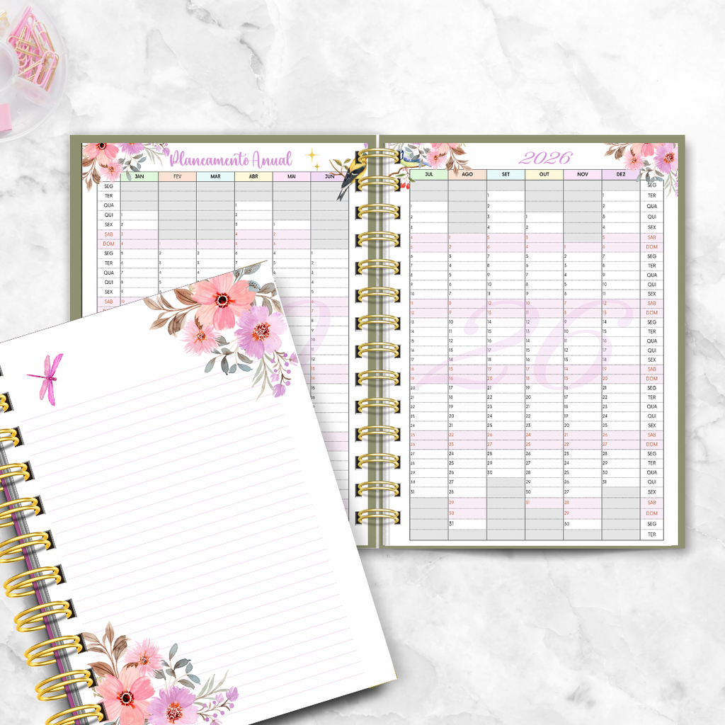 Agenda semanal vertical 2026