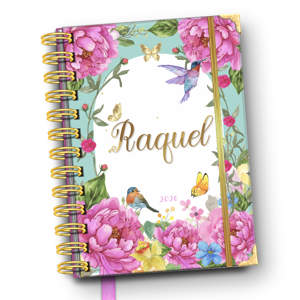 Agenda Diária 2026 Jardim Encantado