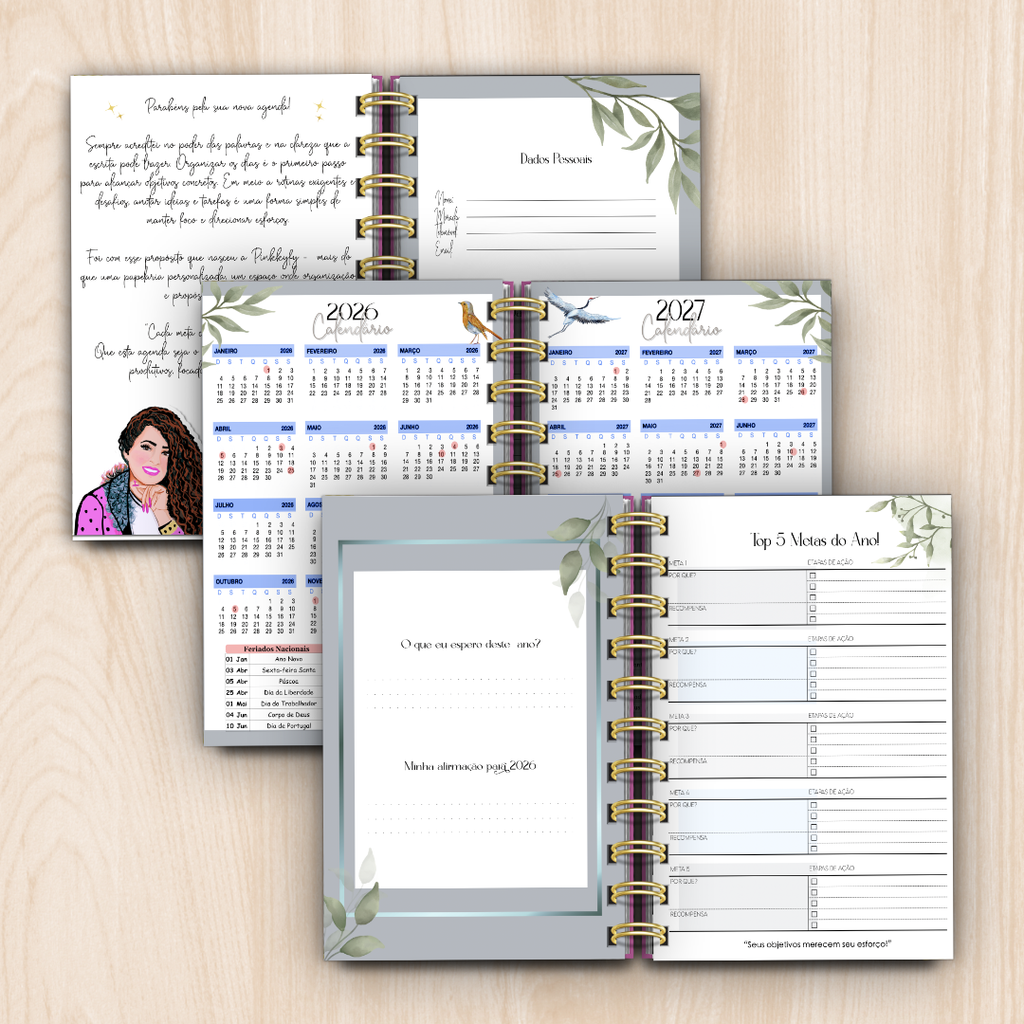 Agenda Diária 2026 Horizonte