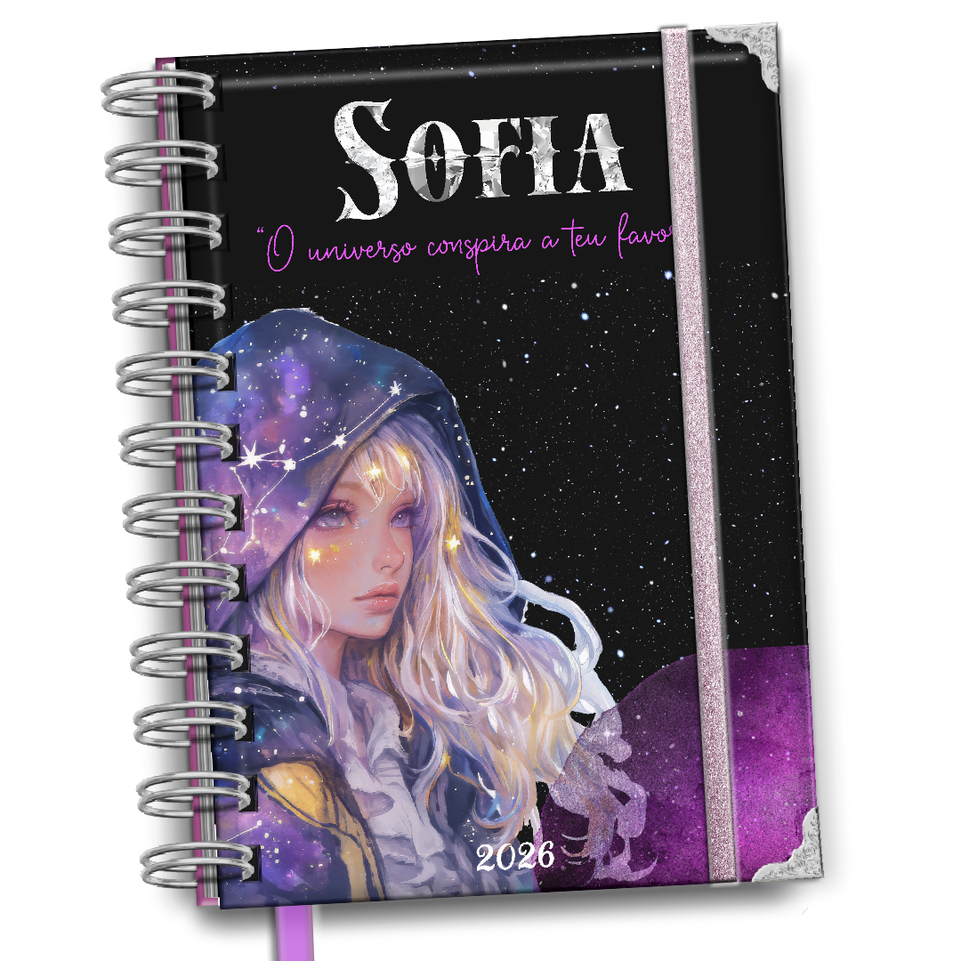 Agenda Diária 2026 Mística não Datada Permanente