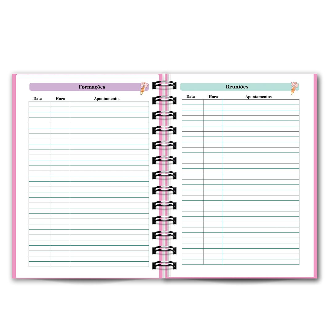 Agenda do Professor / Educadora / 2025-2026 Diária
