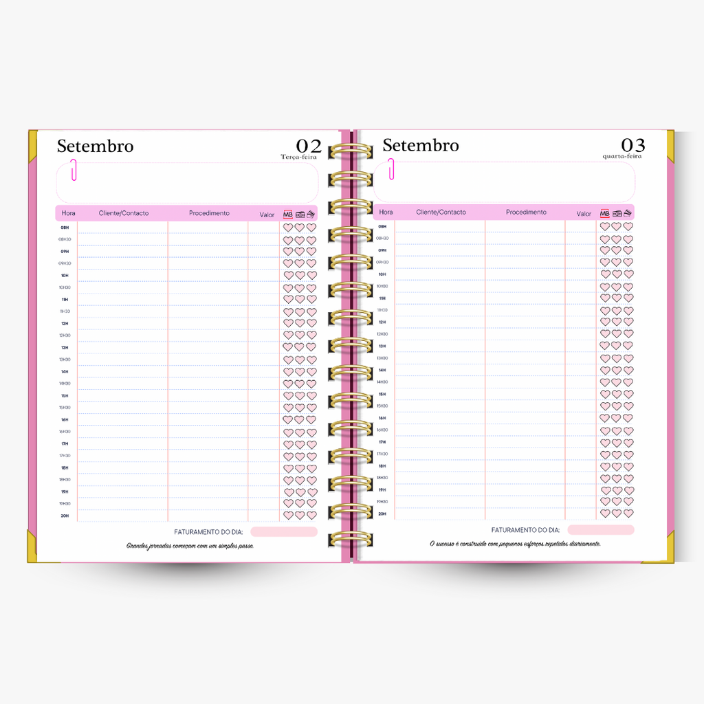 Agenda de Marcação Profissional 2025/2026