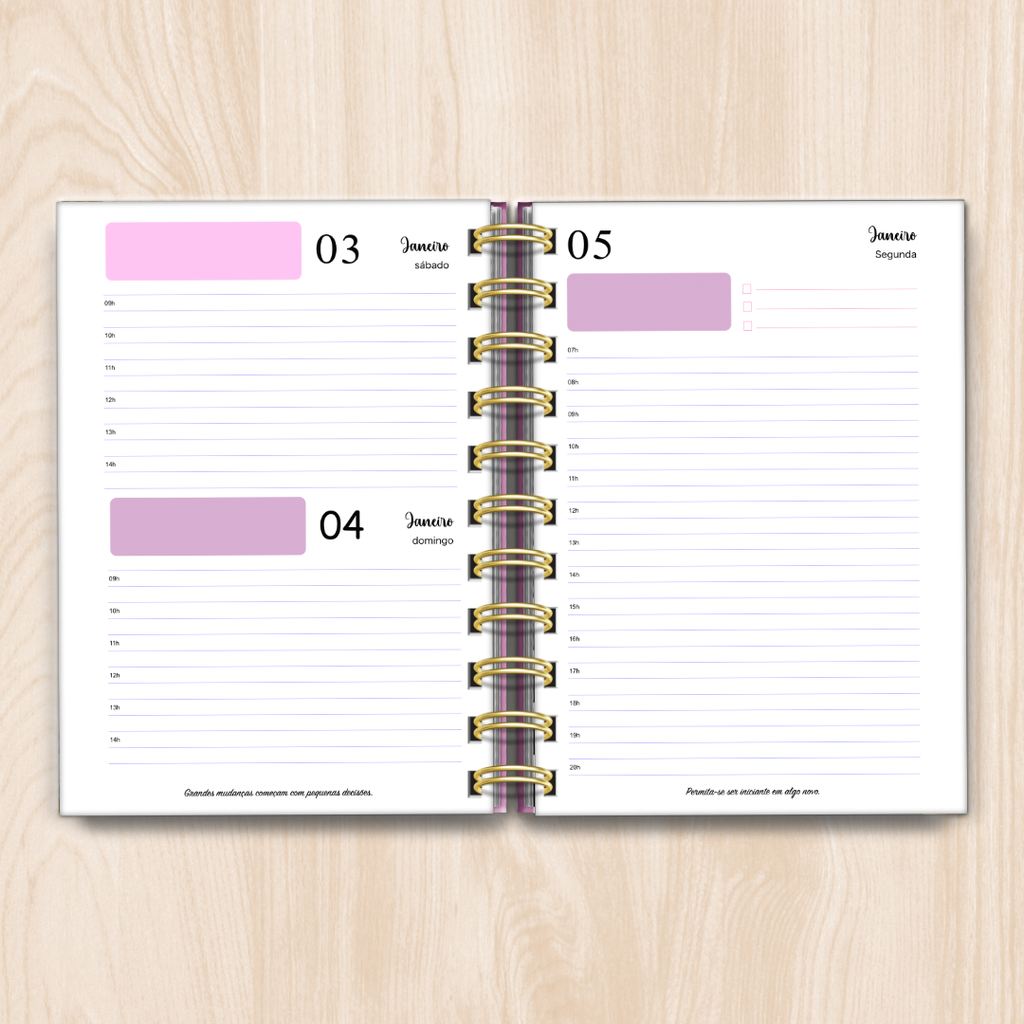 Agenda Diária 2026 Jardim Encantado 2026