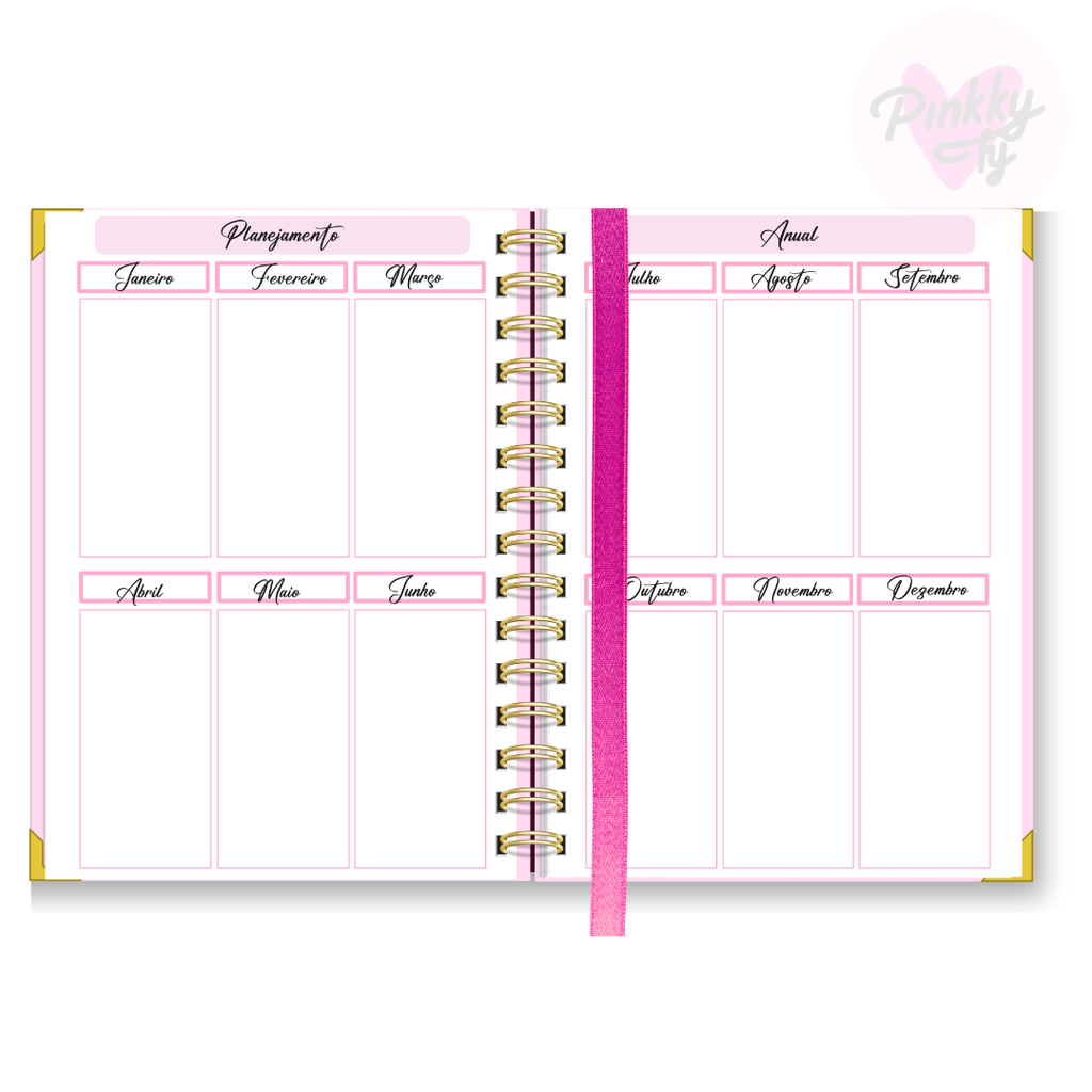 Agenda Nail Design 2025 (Marcações 1 dia p/ pág)