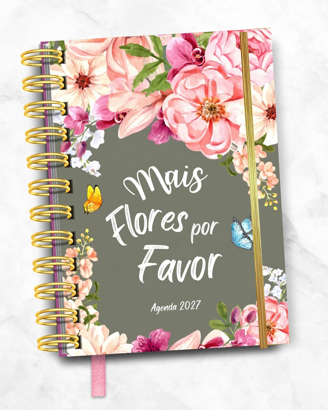 Agenda Diária Mais Flores Por Favor