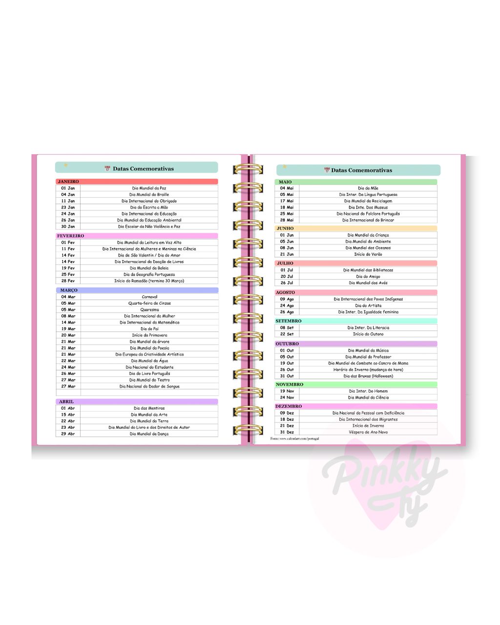 Agenda Flores Semanal 2025/2026