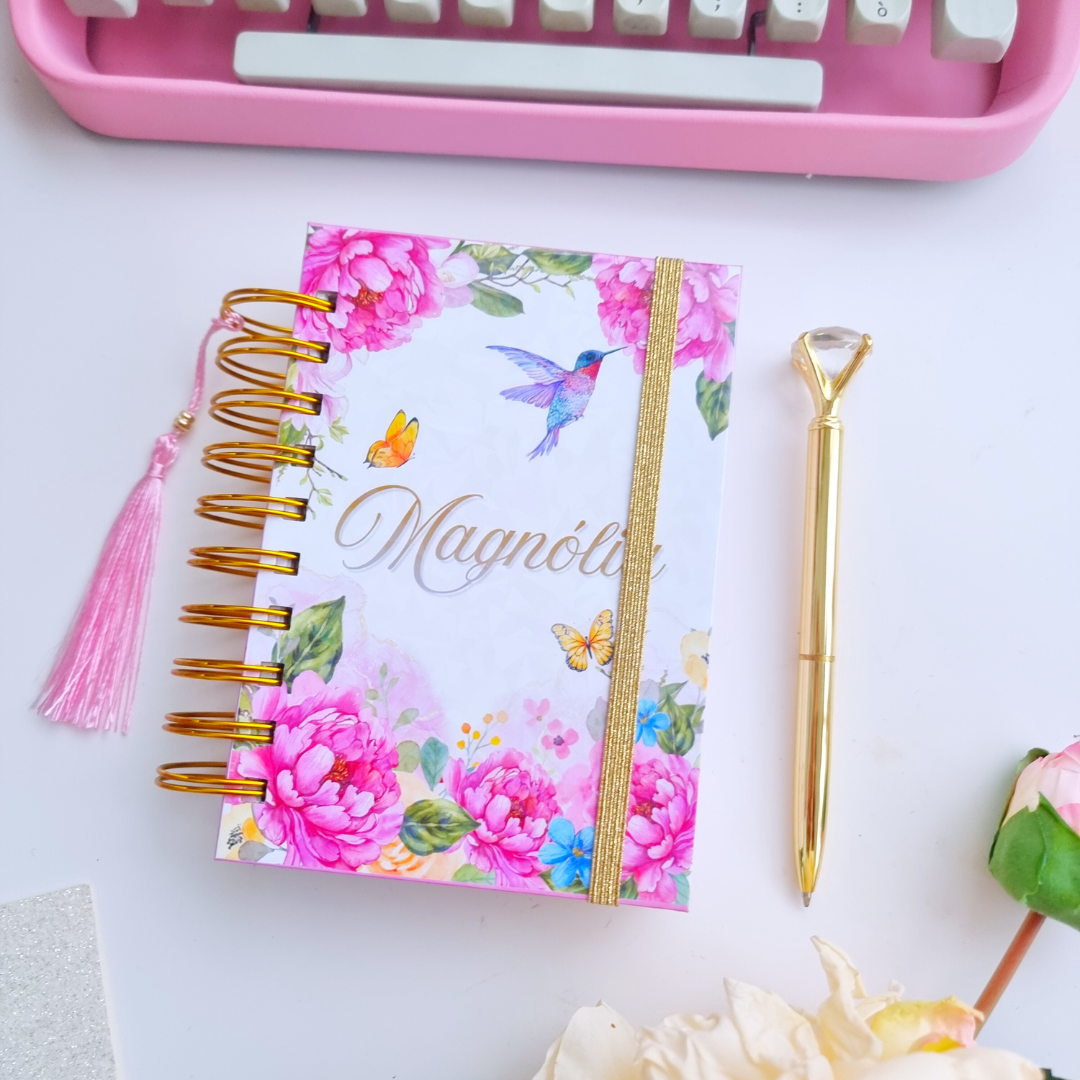 Agenda Diária Jardim Encantado (Mini A6) 2026 Magnólia