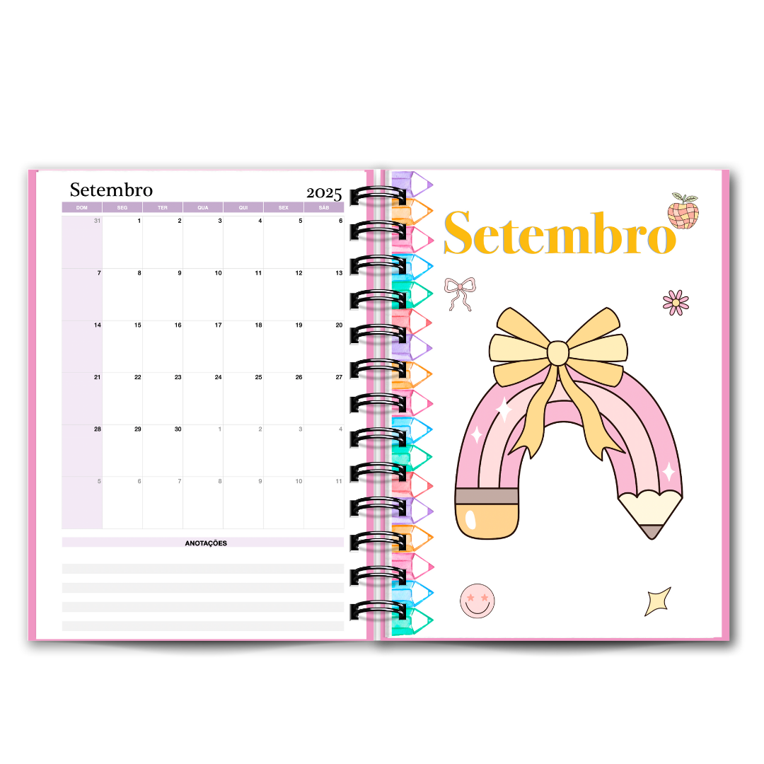Agenda do Professor / Educadora / 2025-2026 Diária