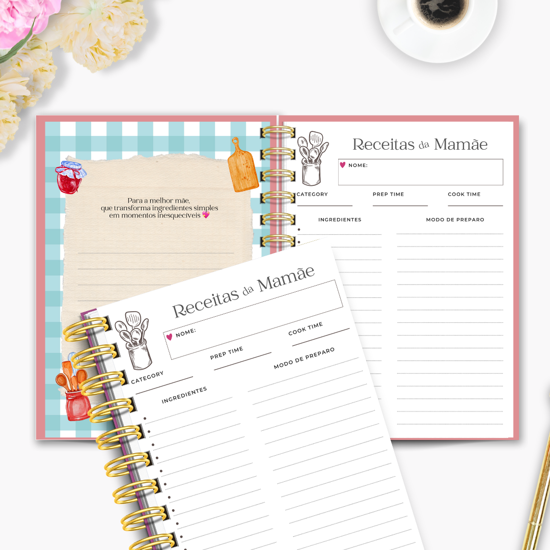 Caderno de Receitas da Mãe