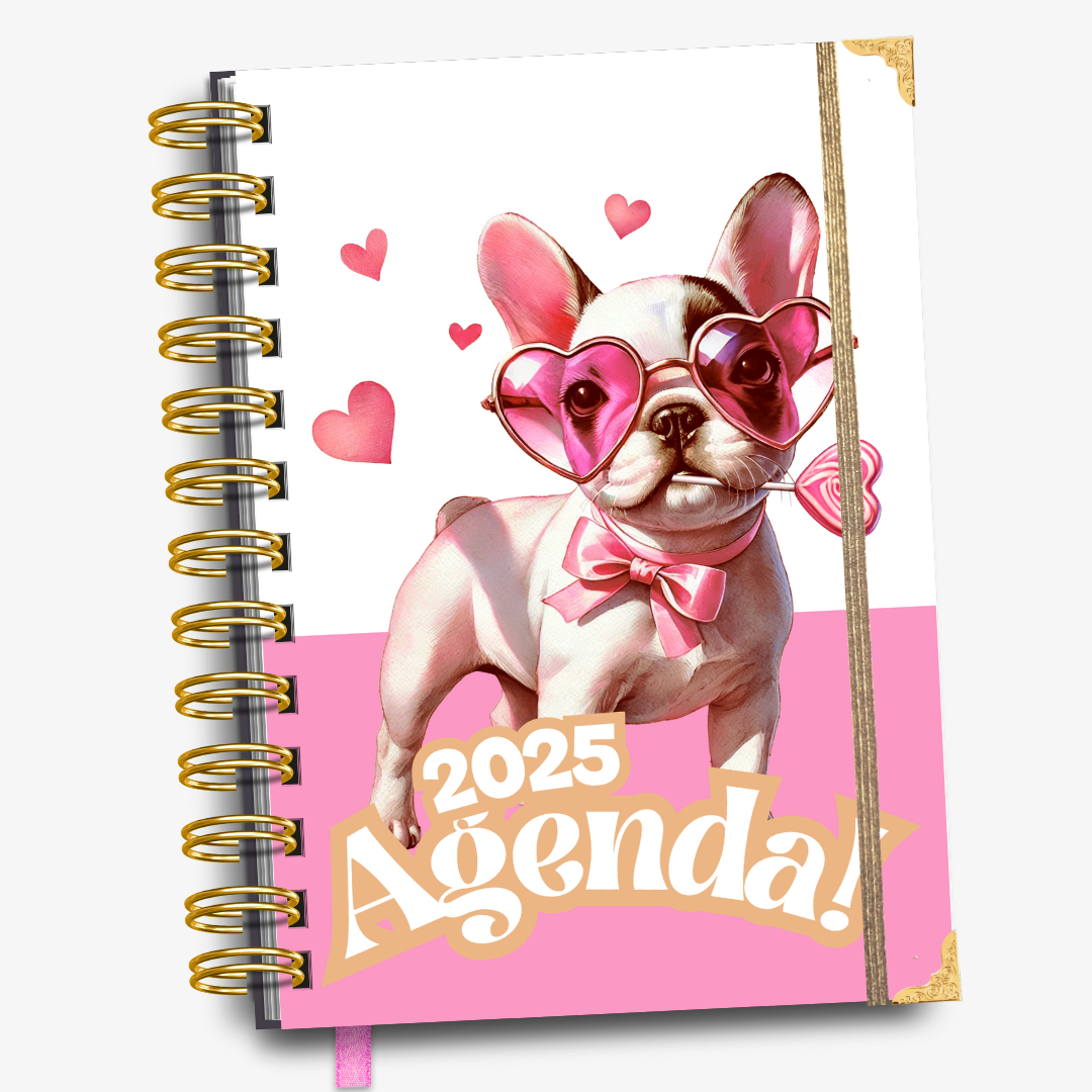 Agenda semanal vertical Love Dogs