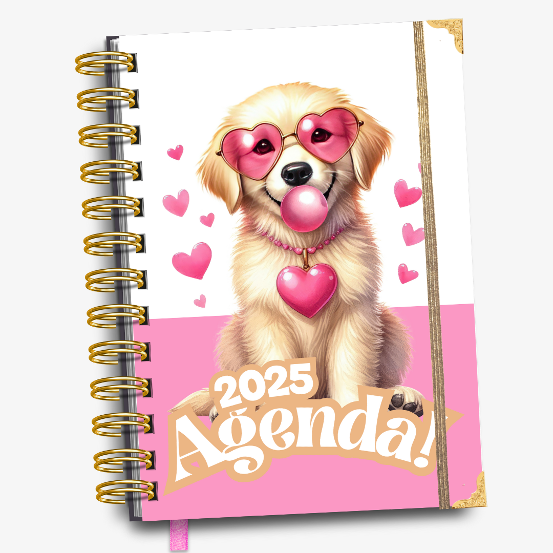 Agenda semanal vertical Love Dogs
