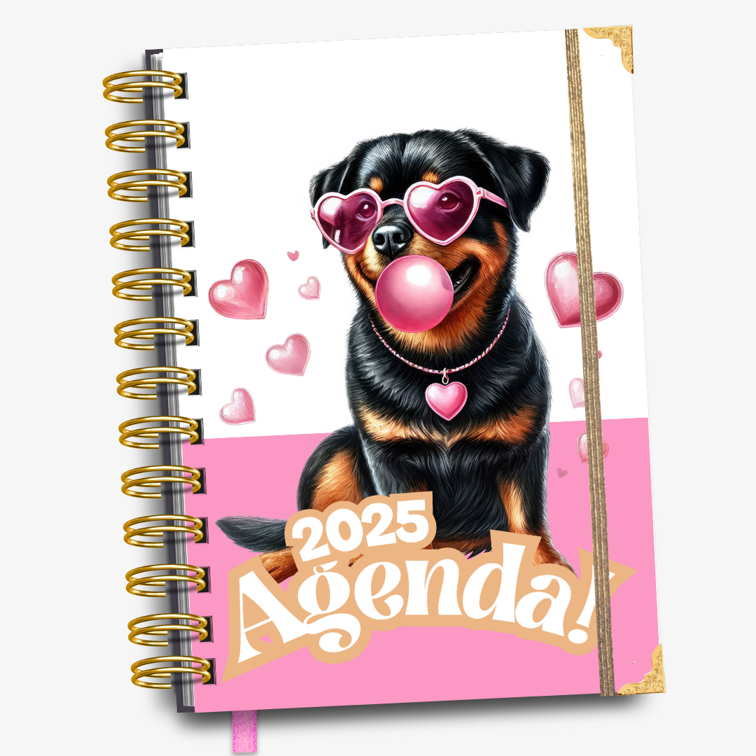 Agenda semanal vertical Love Dogs