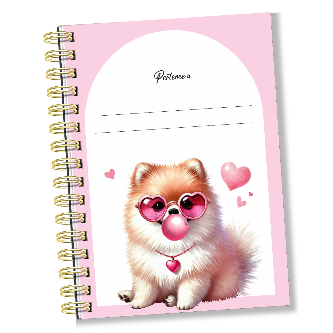 Agenda semanal vertical Love Dogs
