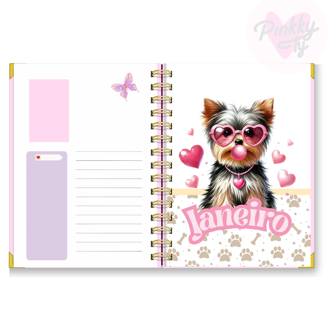 Agenda semanal vertical Love Dogs