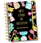 Caderno de Receitas A Alegria de Cozinhar