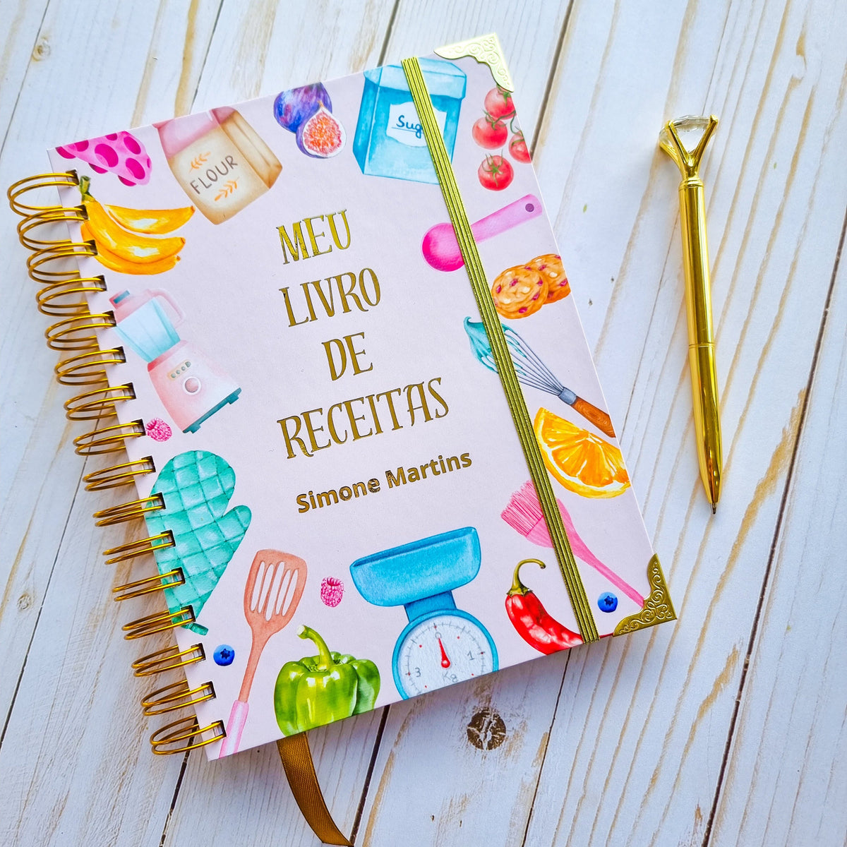 Caderno de Receitas A Alegria de Cozinhar