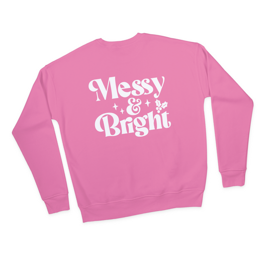 Sweatshirt de Natal Merry Pink