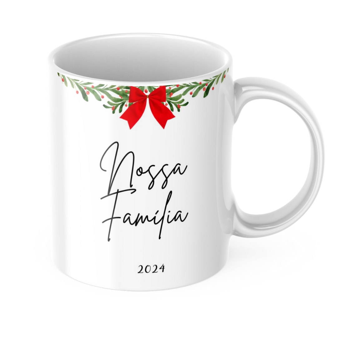 Caneca com ilustração personalizada Nossa Família