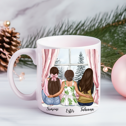 Caneca com ilustração personalizada Nossa Família