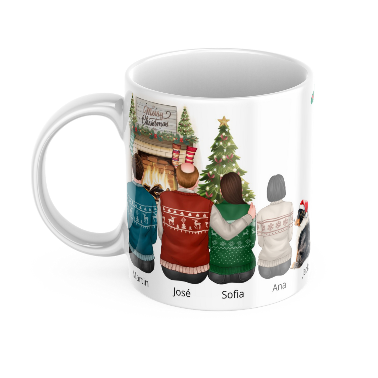 Caneca com ilustração personalizada Nossa Família