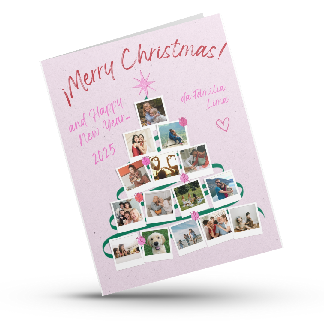 Cartão de Natal com Fotos