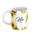 Caneca especial dia da mãe girassóis