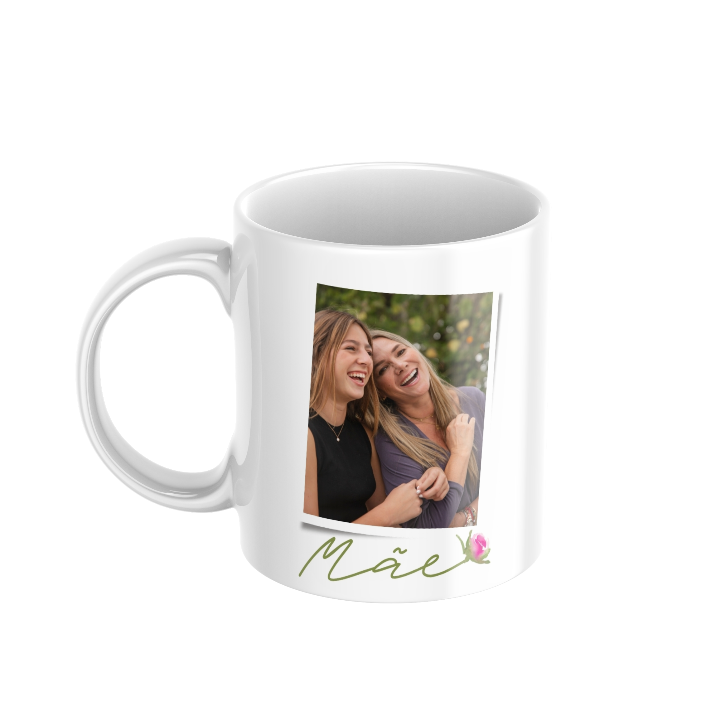 Caneca dia da mãe personalizada com foto
